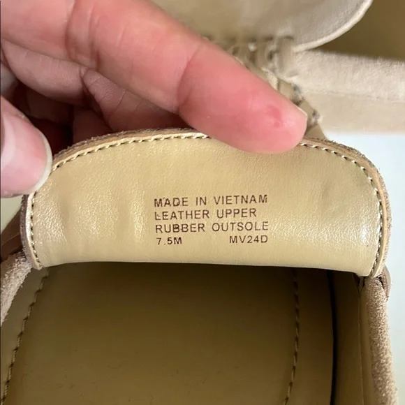 MICHAEL Michael Kors Beige Suede Loafers - Picture 6 of 7